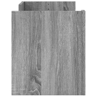 vidaXL Meuble TV Sonoma gris 100x35x40 cm Bois d'ingénierie