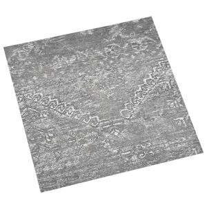 vidaXL Lattes de rev&ecirc;tement de sol autocollantes Gris b&eacute;ton
