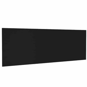 vidaXL T&ecirc;te de lit murale Noir 240x1,5x80 cm Bois d'ing&eacute;nierie