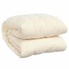 vidaXL Couverture lest&eacute;e Cr&egrave;me clair 200x200 cm 9 kg Tissu