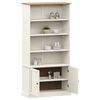 vidaXL Bibliothèque VIGO blanc 85x35x170 cm bois massif de pin