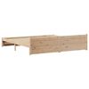 vidaXL Cadre de lit sans matelas 200x200 cm bois massif de pin