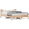 vidaXL Cadre de lit sans matelas 150x200 cm bois de pin massif