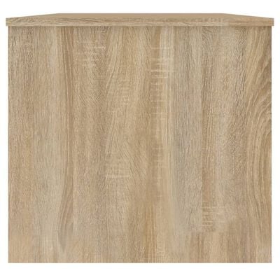 vidaXL Table basse chêne sonoma 102x50,5x46,5 cm bois d'ingénierie