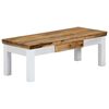 vidaXL Table basse 110x50x40 cm Bois de manguier massif