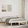vidaXL Cadre de lit extra long sans matelas 160x210 cm bois massif pin