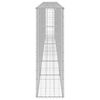 vidaXL Mur en gabion avec couvercles Acier galvanis&eacute; 300x30x100 cm