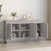 vidaXL Buffet sonoma gris 102x35x55 cm bois d'ingénierie