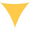 vidaXL Voile de parasol tissu oxford triangulaire 4,5x4,5x4,5 m jaune