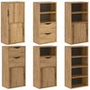 vidaXL Armoires latérales 6 pcs ODDA 40x24x79 cm bois massif pin