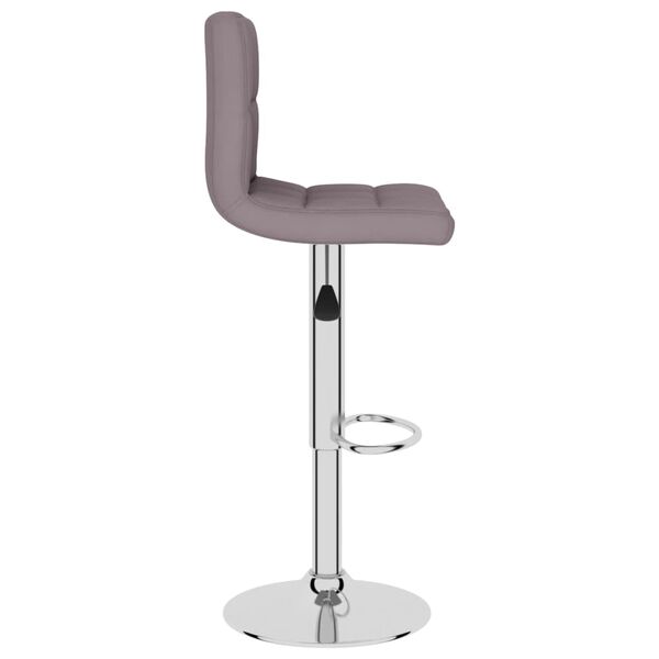 vidaXL Tabouret de bar Taupe Tissu