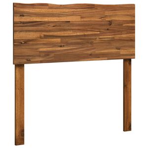 vidaXL T&ecirc;te de lit en bois brut ROSTOCK Naturel 90 cm