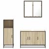 vidaXL Ensemble de meubles de salle de bain 3 pcs chêne sonoma