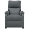 vidaXL Fauteuil de massage inclinable Gris fonc&eacute; Tissu
