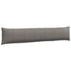 vidaXL Coussins de canap&eacute; 2 pcs Gris clair 200 x 40 cm