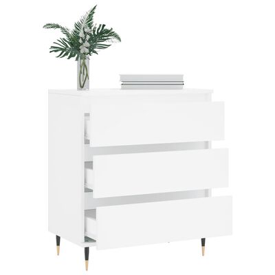 vidaXL Buffet Blanc 60x35x70 cm Bois d'ingénierie