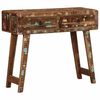 vidaXL Table console 90x32x75 cm bois massif de r&eacute;cup&eacute;ration