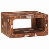 vidaXL Table de chevet Marron 45 x 30 x 24 cm Bois Recycl&eacute; Solide