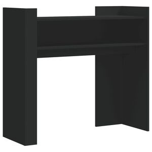 vidaXL Table console noir 100x35x90 cm bois d'ing&eacute;nierie