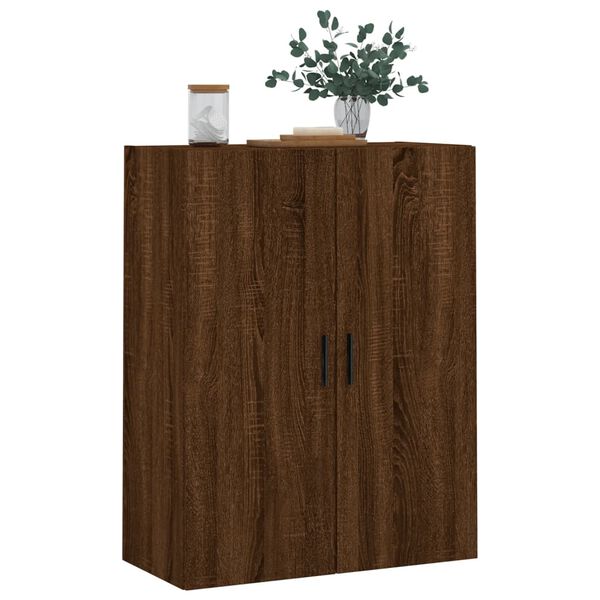 vidaXL Armoire murale chêne marron 69,5x34x90 cm