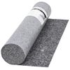 vidaXL B&acirc;che de protection contre peinture 50 m 280 g/m&sup2; Gris