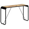 vidaXL Table console 140 x 35 x 76 cm Bois de manguier massif brut