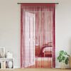 vidaXL Rideau en fils 2 pcs 140 x 250 cm Bordeaux