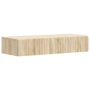 vidaXL Table d'appoint murale Ch&ecirc;ne Sonoma 87,5 x 34,5 x 17 cm