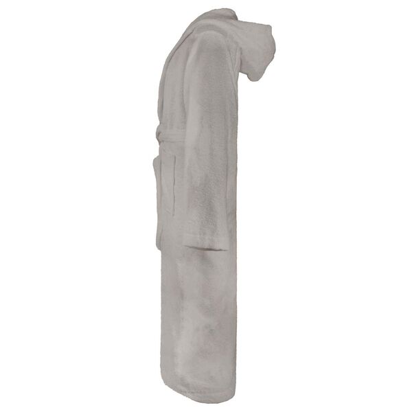 vidaXL Peignoir KINN Gris L Coton