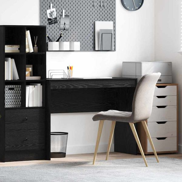 vidaXL Bureau Ch&ecirc;ne noir 100 x 40 x 76 cm