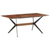 vidaXL Table &agrave; manger 180x90x76 cm Bois de manguier massif