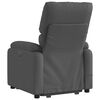 vidaXL Fauteuil de massage inclinable Gris fonc&eacute; Tissu