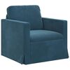 vidaXL Canap&eacute; 2 pcs Bleu 198 x 78 x 80 cm Velours