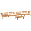 vidaXL Salon palette de jardin 5 pcs bois d'acacia massif