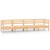 vidaXL Salon de jardin 4 pcs Bois de pin massif