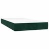 vidaXL Sommier &agrave; lattes de lit avec matelas Vert fonc&eacute; 90x190 cm