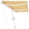 vidaXL Store banne manuel avec LED solaire 6 x 3 m