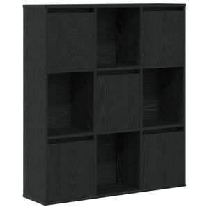 vidaXL Biblioth&egrave;que ch&ecirc;ne noir 89x24x101,5 cm bois d'ing&eacute;nierie