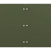 vidaXL Bordures pelouse 10pcs vert olive 25x103cm acier lamin&eacute; &agrave; froid