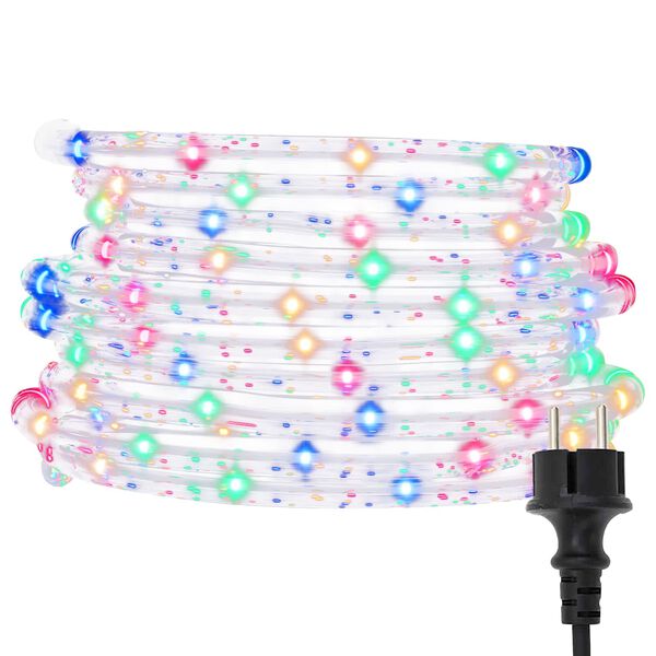 vidaXL Lumi&egrave;re en corde avec 2400 LED Multicolore 100 m PVC
