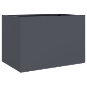 vidaXL Jardini&egrave;re anthracite 62x40x39 cm acier