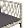vidaXL Ensemble &agrave; manger de jardin et coussins 9 pcs gris clair rotin