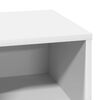 vidaXL Cabinet de chevet avec tiroir 2 pcs Blanc 50 x 34,5 x 50 cm.