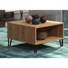 Trendteam Table basse Touch ch&ecirc;ne artisanal