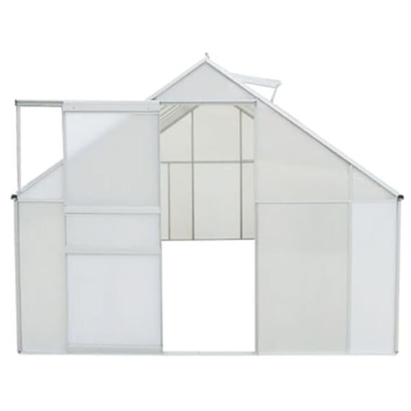 vidaXL Serre Polycarbonate et aluminium 490x250x195 cm