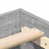 vidaXL Cadre de lit Gris Sonoma 203 x 93 x 25 cm Bois d'ing&eacute;nierie