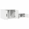 vidaXL Armoire de rangement 2 pcs Blanc 103 x 41 x 40 cm