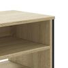 vidaXL Meuble TV ch&ecirc;ne sonoma 122x34x41 cm bois d'ing&eacute;nierie
