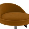 vidaXL Tabouret de bar Marron Velours