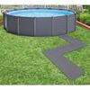 Intex Protecteur de sol rembourré verrouillable 8pcs 50x50x0,5cm 1,9m²